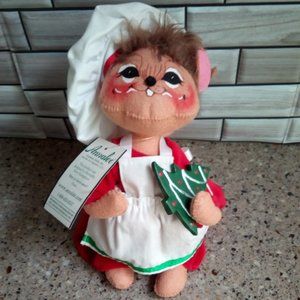 2007 Annalee Christmas Cookie Girl Mouse